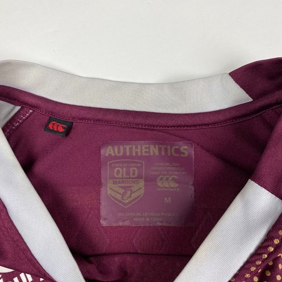 Queensland Maroons State of Origin Rugby Jersey Mens Medium Canterbury - Picture 5 of 8